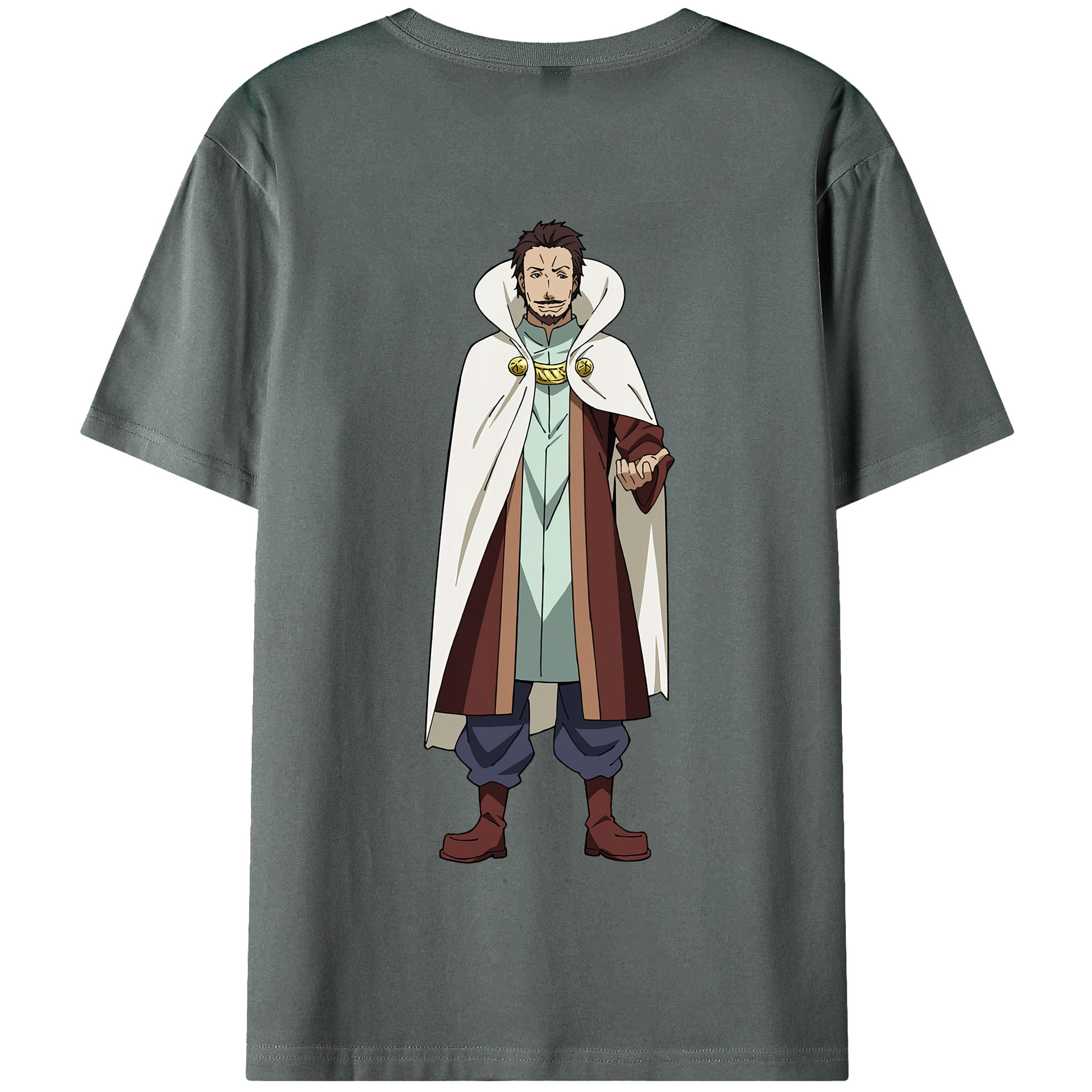 （画像用） 転スラ Regarding Reincarnated to Slime 綿100％半袖Tシャツ（背面プリント）